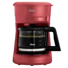 OSTER - Cafetera 5tz de filtro reutilizable BVSTDCS51R Roja
