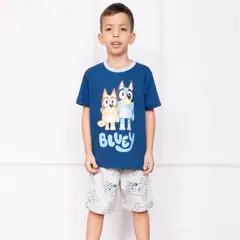 BLUEY - PIJAMA NIÑO MC - JERSEY 100% ALGODON