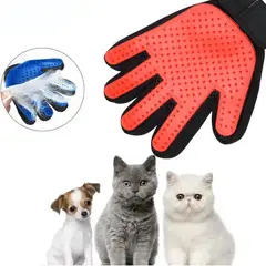 GENERICO - GUANTE SACA PELOS MASCOTAS - ROJO