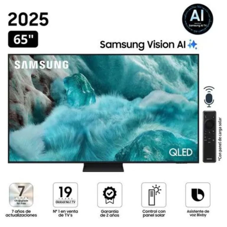 Televisor QLED 65" Q7F5 Vision AI QN65Q7F5 (2025)