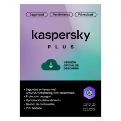 KASPERSKY - Plus Latinoamérica Para 1 Dispositivo - Protección Avanzada Y Seguridad Digital