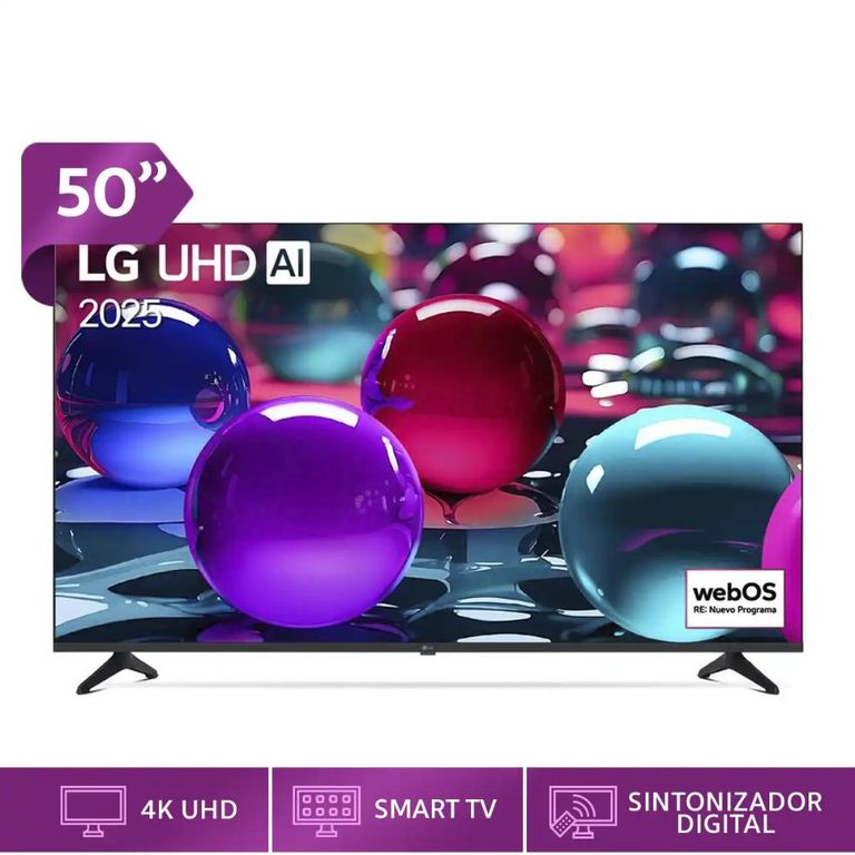 Televisor 50" 4K UHD Smart TV ThinQ AI 50UA7300PSB