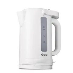 OSTER - Hervidor plástico de 3.5 litros en color blanco BVSTKT35W
