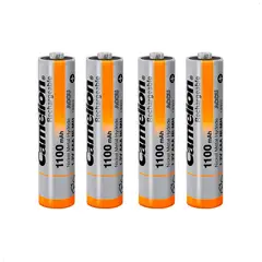 CAMELION - Pack de pilas recargables AAA 1100mAh Pack 4 Unds
