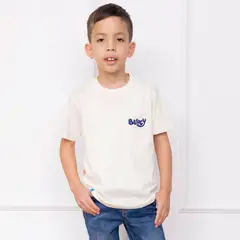 BLUEY - POLO NIÑO MC - JERSEY 100% ALGODON