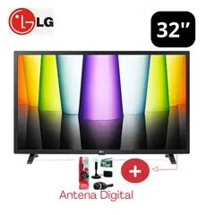 LG - Televisor 32 LED Smart TV HD con Thinq AI 32LQ600BPSA + Antena Digital