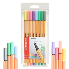 STABILO - Fine Pen Point 88 x8 Pastel