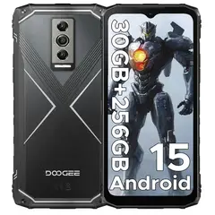 DOOGEE - Celular Blade 10 Pro 6.56” HD+ 90Hz, 30GB (6+24) RAM+256GB Rom, Plateado