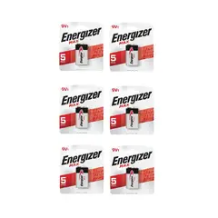 ENERGIZER - Pilas 9 Voltios x6 uds Original