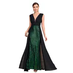 BLWOENS - Vestido de noche para mujers - Verde