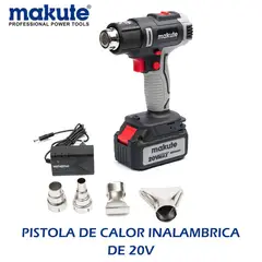 MAKUTE - PISTOLA DE CALOR INALAMBRICA 20V