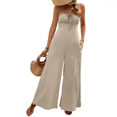 BLWOENS - Mono de verano para mujeres - Beige