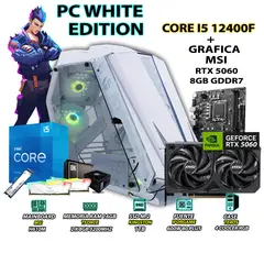 INTEL - Computadora PC Gamer Core i5 12400F RAM 16GB SSD 1TB RTX 5060 8GB