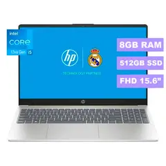 HP - Laptop 15.6 HD Intel Ci5 15-fd0254la 8GB 512GB 13va Gen Windows 11 - Plateada