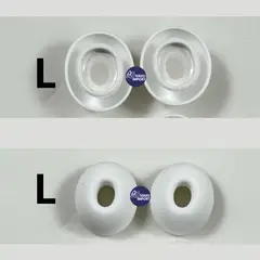 GENERICO - Almohadillas de silicona compatible con AirPods Pro 1 - 2 (2 pares L)