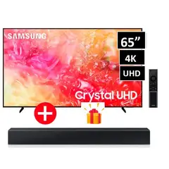 SAMSUNG - Televisor 65 4K Tizen OS Smart TV+SOUNDBAR C400