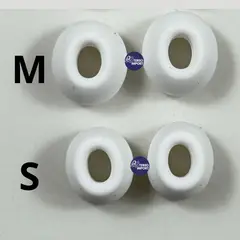 GENERICO - Almohadillas de silicona compatible con AirPods Pro 1 - 2 (2 pares SM)