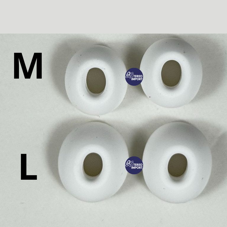 Almohadillas de silicona compatible con AirPods Pro 1 - 2 (2 pares ML)