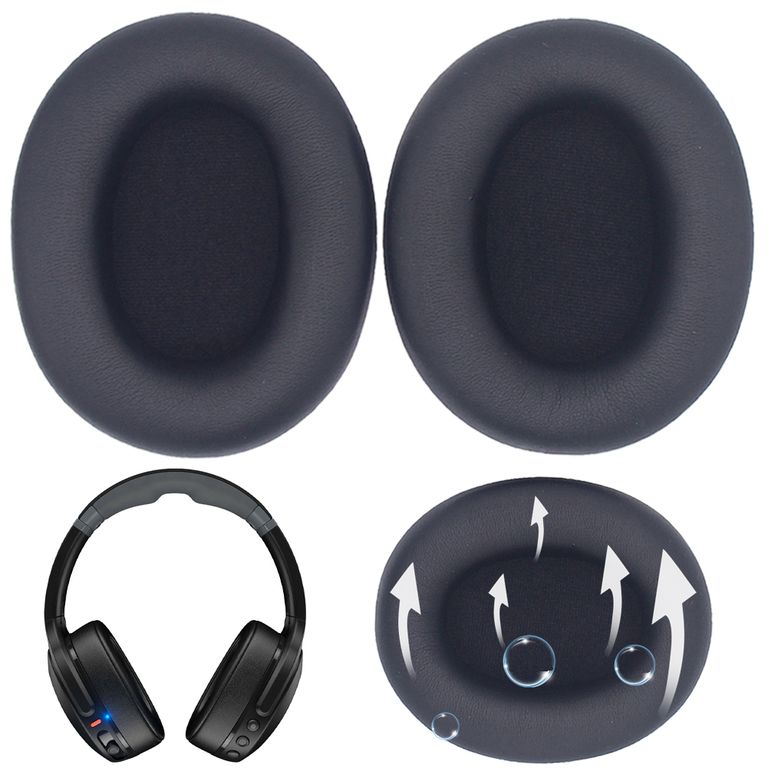 Almohadillas para audifonos skullcandy crusher anc 2 negro