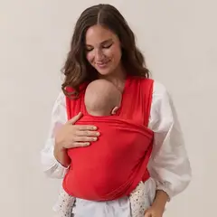 GENERICO - Fular PREMIUM Nemito 100% algodón ROJO