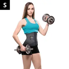 GENERICO - Faja Reloj de Arena con Broche Negro S MAXSPORTS