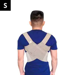 GENERICO - MAXSPORTS Corrector de Postura Ortopédico Beige S