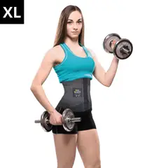 GENERICO - Faja Reloj de Arena con Broche Negro XL MAXSPORTS