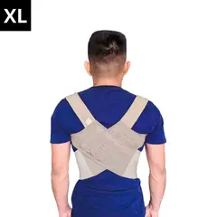 GENERICO - Corrector de Postura Ortopédico Beige XL - MAXSPORTS