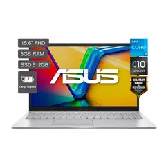 ASUS - Laptop Vivobook Ci5 X1504V-NJ1661W 8GB RAM 512GB SSD 15.6 FHD 13va Generación - Cool Silver