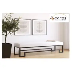 GENERICO - Banqueta Contemporánea LUXER Blanco