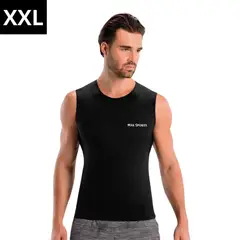 GENERICO - Faja Chaleco Tubular Negro XXL MAXSPORTS