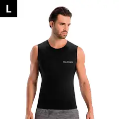 GENERICO - Faja Chaleco Tubular Negro L MAXSPORTS