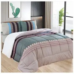 CASATEX - EDREDÓN ALGODÓN CON SHERPA 1.5 PLZ