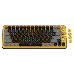 LOGITECH - Teclado Mecanico POP KEYS Amarillo Bluetooth