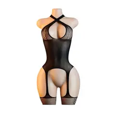 GENERICO - LENCERIA MALLA CORPORAL CATSUIT