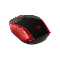 HP - Mouse Inalámbrico 200 Color Negro/Rojo