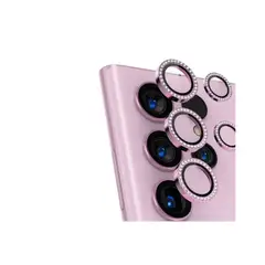 GENERICO - Protector De Cámara para Galaxy S25 Ultra Diamante- Rosa