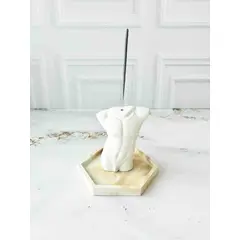 CONKRETE - Portainciensos Body Hombre con Base de cemento