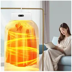 GENERICO - Secador De Ropa Portátil Eléctrica Plegable 10Kg