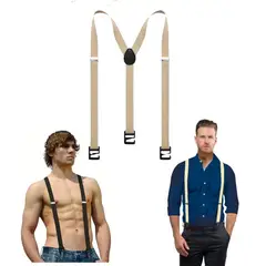 GENERICO - Tirantes Hombre Pantalones Sujetador Ajustables opcion al Cinturon