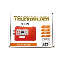 GOLDEN - MODULADOR RF ANALÓGICO CATV - SOLO VIDEO - NO AUDIO