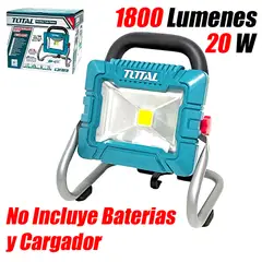 TOTAL TOOLS - Lampara Reflector Led Total TWLI2025 20V 20W 1800 Lumenes Sin Baterias