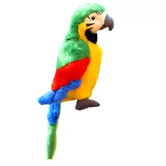VATYERTY - Peluche de imitación de loro guacamayo y cacatúa Multicolor