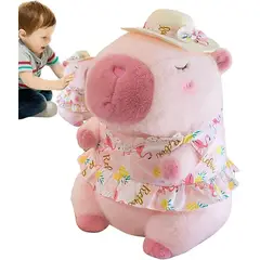 VATYERTY - Capibara adorable con falda floral Rosa