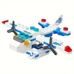 VATYERTY - Juego de bloques de construcción de policía de ciudad 6 en 1