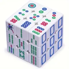 VATYERTY - Rompecabezas del cubo de Rubik de Mahjong 3x3