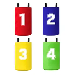 VATYERTY - Juego de 4 bolsas de lona para juego con sacos de patatas