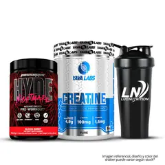 PROSUPPS - Hyde Nightmare 30 Servicios - Blood Berry + Creatina yava labs 1kg + Shaker