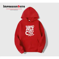GENERICO - Polera Vamos PERU con capucha
