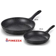 FINEZZA - Sarten 20 cm y 24 cm Granito